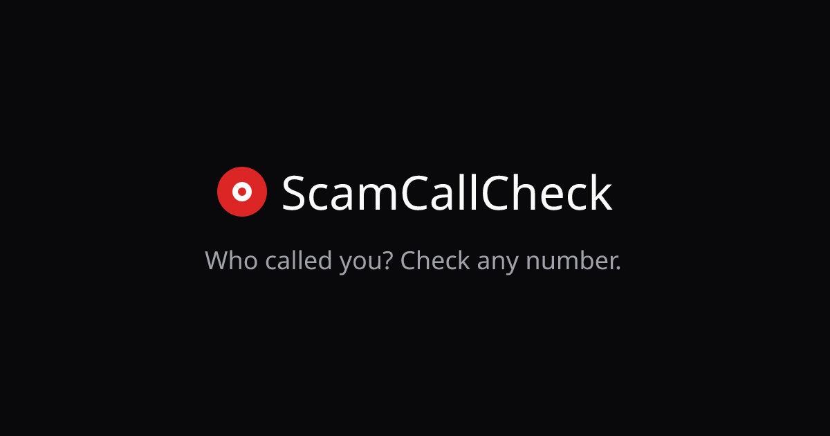 (918) area code — reported scam numbers · ScamCallCheck